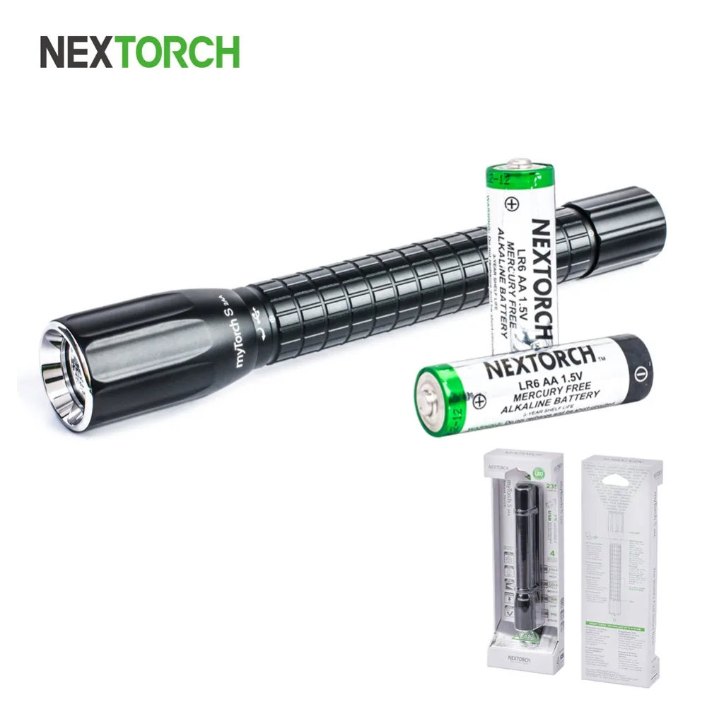 NEXTORCH myTorch S 2AA 235 люмен Стандартный IPX 7 водонепроницаемый ударопрочный Cree XP G2 R5 USB