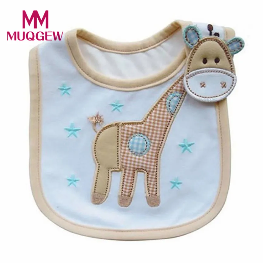 

MUQGEW Baby Infants Bibs Cute Kids Bibs Baby Lunch Bibs Towel 3 Layer Waterproof Bibs 30