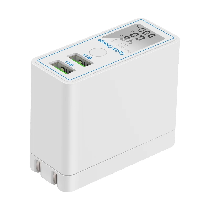 36 Вт Dual USB Quick Charge 3 0 зарядное устройство адаптер Светодиодный дисплей быстрый QC