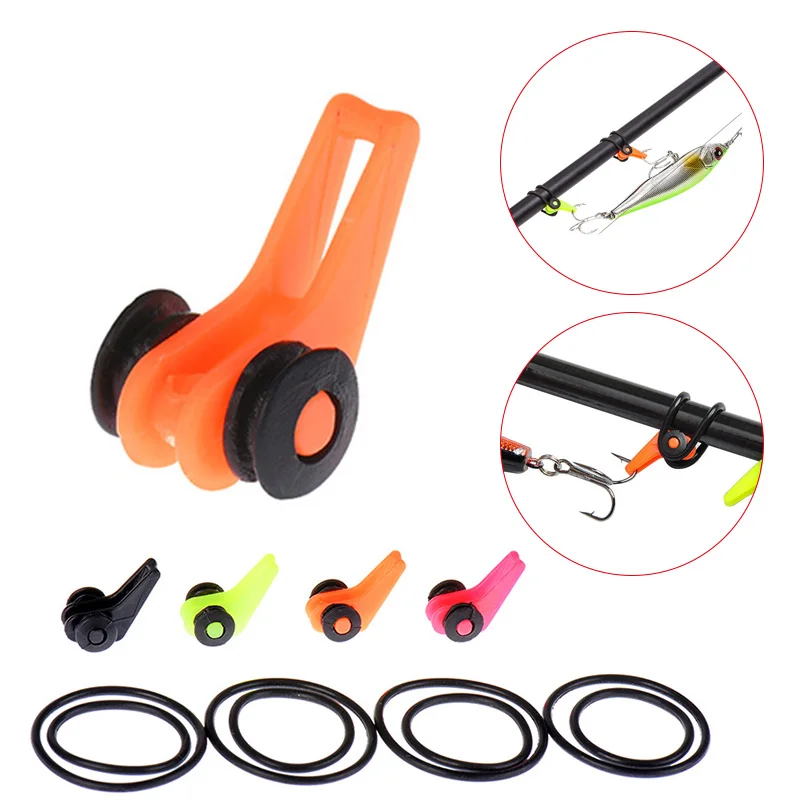 

10pcs/Set Plastic Fishing Hook Keeper Fishing Rod Pole Lures Bait Tackle Safety Holder Fishing Lures Bait Safety Holder Tackle