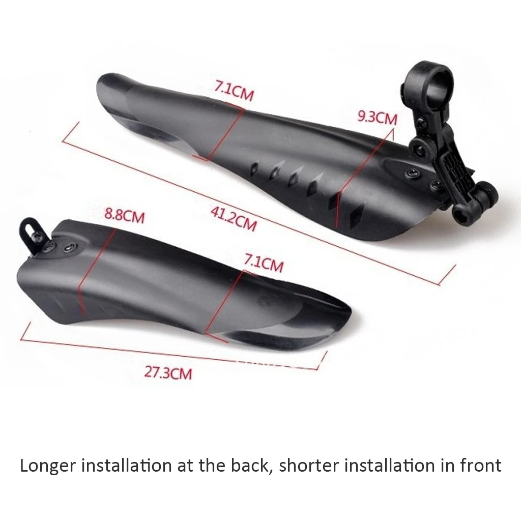 

Road bike fender front fender rear fender set with technical materials easy to clean for any harsh environment