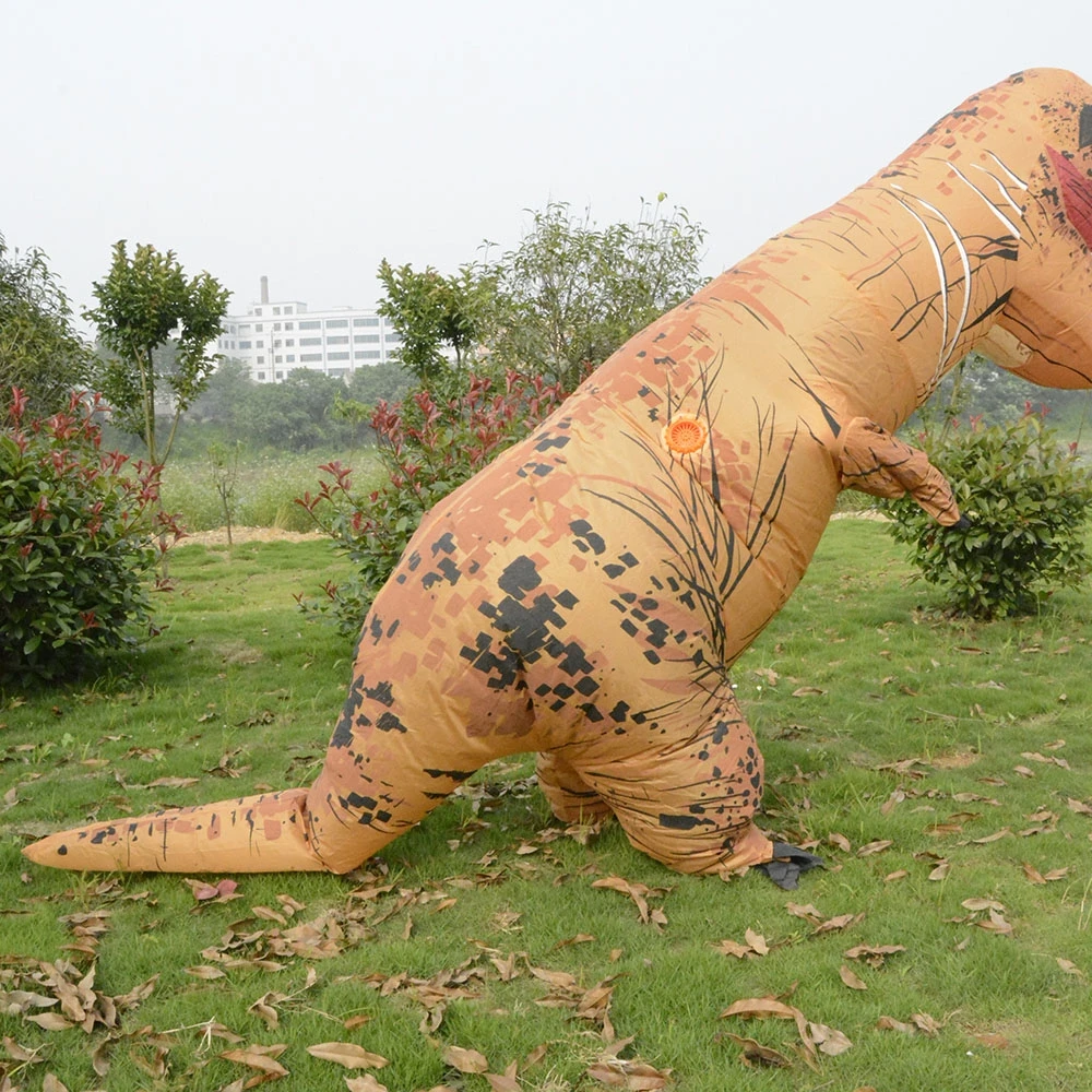 Надувные костюмы динозавра для женщин Blowup T Rex динозавр Хэллоуин надувной костюм
