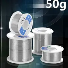 Высокое качество 1,0 мм 50 г 63/37 оловянный солдат для пайки, сварки провода свинца канифоль Core Flux 1.8% катушка