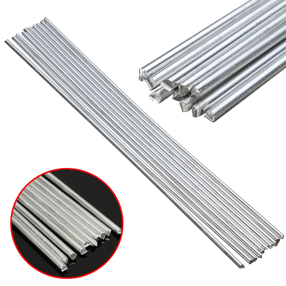 Buy 3.2mmx 230mm 10Pcs Aluminum Welding Rods Low