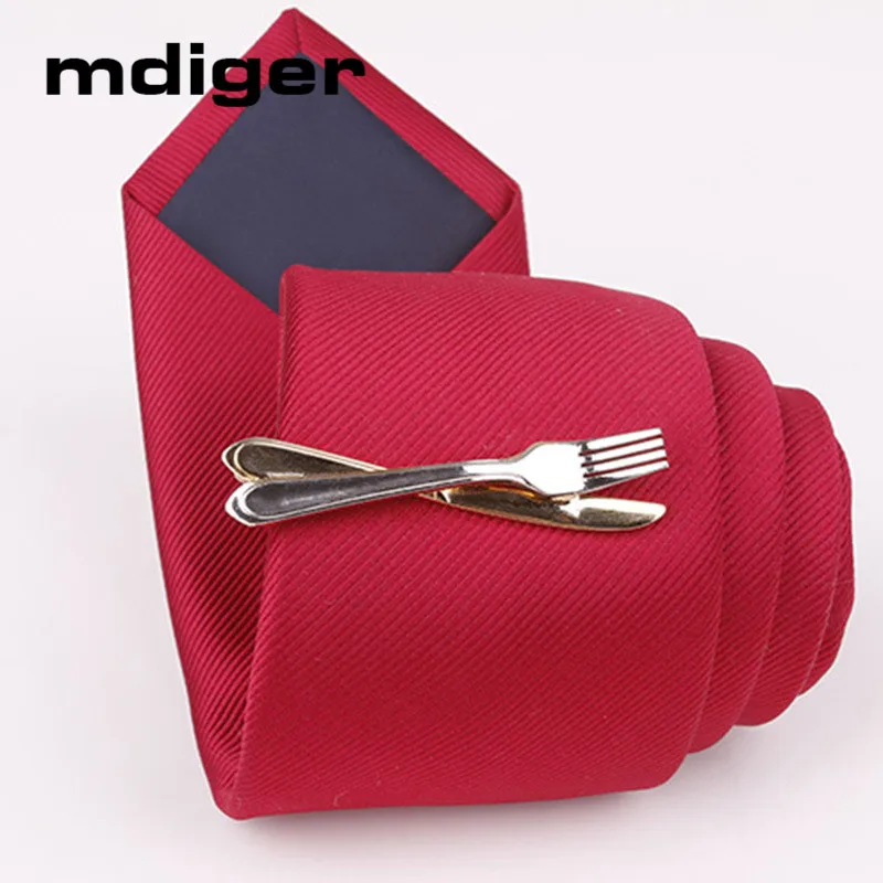 

Ties Clips for Men Suits Men's Wedding Fork Spoon Groom Classy Clip Pin Hammer Narrow Metal Necktie Bar Clasp Tie Clips