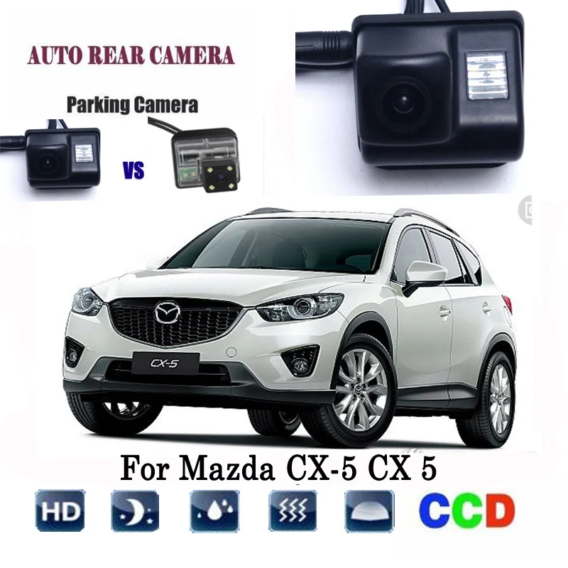 Резервная камера заднего вида для Mazda CX 5 CCD/камера ночного видения/камера