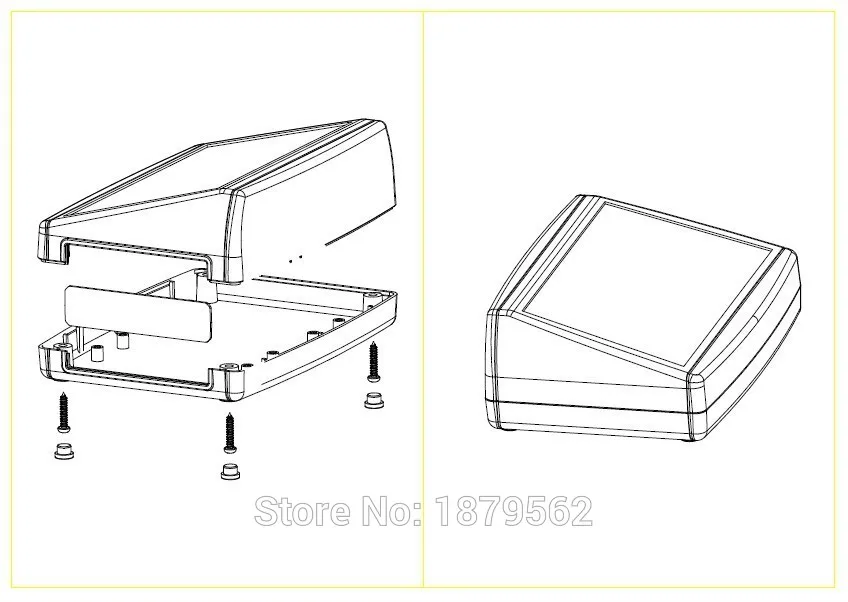152*108*54 мм ABS коробка Электроника DIY питания коробка проект пластиковый корпус инструмента распределительная коробка управления выход случае