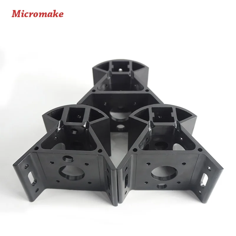 Micromake كوسيل طابعة إطار دلتا 3D أجزاء قطع حقن بلاستيكية أعلى/أسفل Vertax مجموعة حقن صب الإطار موصلات