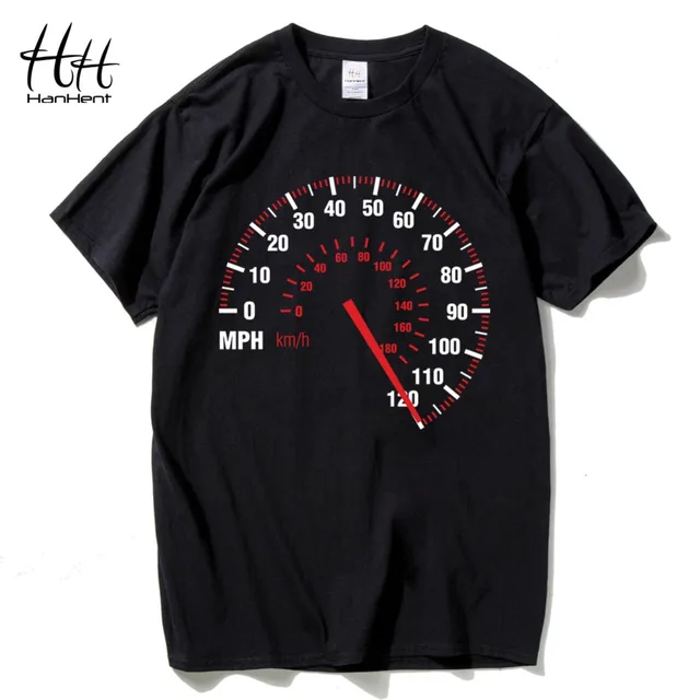 Hanhent Speedometer Fashion Motorcycle T Shirt Cotton hanhent speedometer fashion motorcycle t shirt cotton