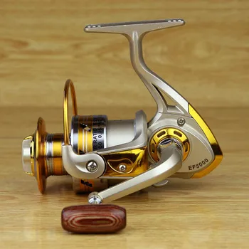 

High Quality 5.2:1 12BB 500-9000 Series Full Metal Spinning Fishing Reel with Exchangeable Arm Rocker Fishing Spinning Wheels