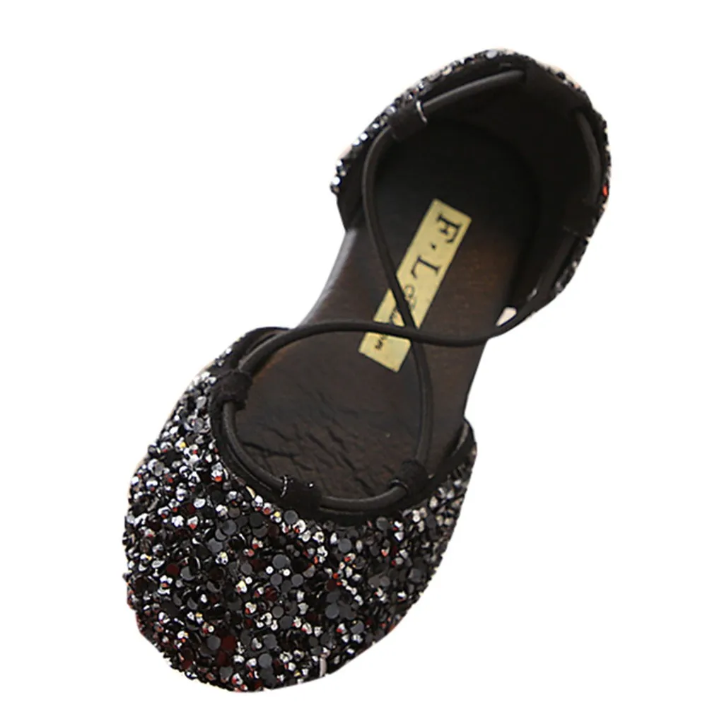 Melissa/детская обувь; Летняя детская обувь для маленьких девочек; милая обувь для принцессы сандалии для детей - Цвет: Black