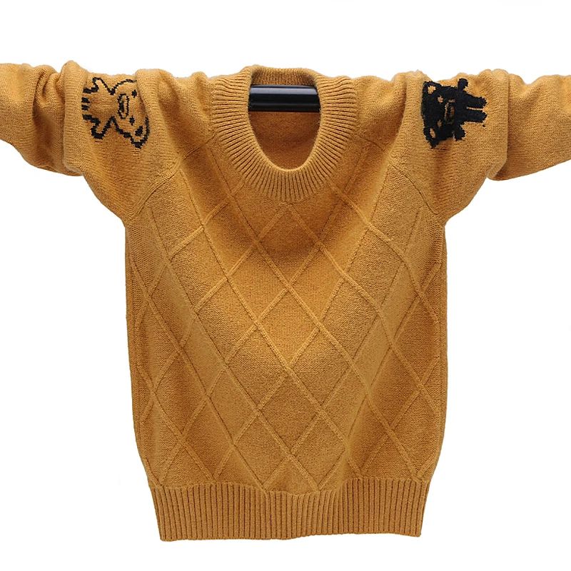 Winter Boys Cardigan Soft Kids Cashmere Sweater Brand Children's Knitting Pattern Pullover Sweaters Warm Jumper 100-180 cm Winter Boys Cardigan Soft Kids Cashmere Sweater Brand Children's Knitting Pattern Pullover Sweaters Warm Jumper 100-180 cm