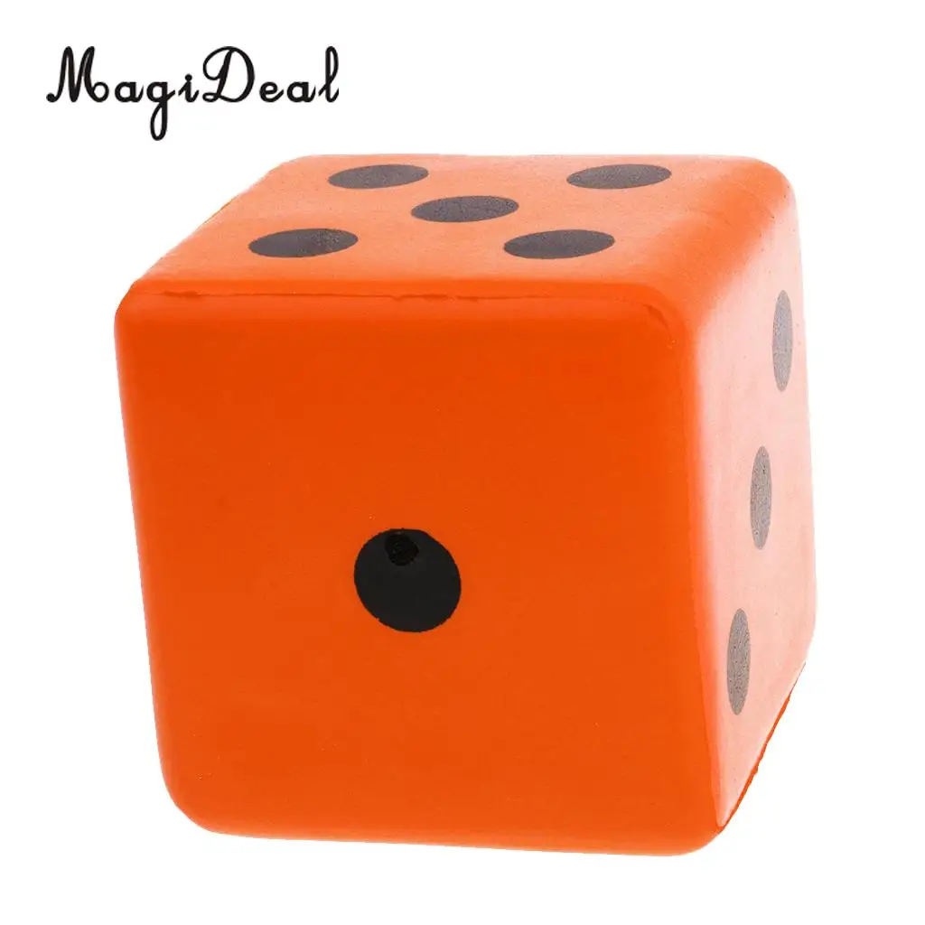 Kids Sponge Dice Foam Dot Dice for Math Teaching Vent Toy Educational Camping Hiking Playing game dice dice set sponge cubes toys