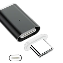 3A MAX type-C Магнитный адаптер для передачи данных для SAMSUNG S10 Plus S9+ Note 8 Xiaomi OnePlus 7 6T 5 Быстрая зарядка Магнитный USB-C разъем