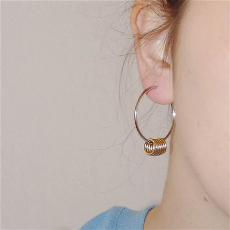 

fashion woman earrings 2018 fine jewelry accessories earrings Acme contracted Classic fashion circle circle girls Earrings
