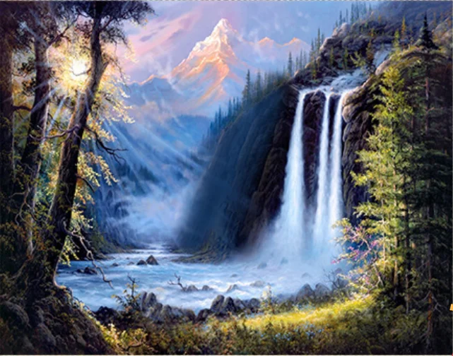 

5D Diamond Painting Scenery Cross Stitch 5D DIY Diamond landscape diamond Embroidery rhinestones Christmas gift