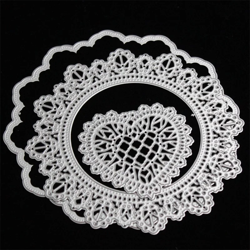 VUAWRTG новые Doily металлические трафареты для пресс-формы для DIY скрапбукинга/фото украшение для альбома тиснение бумажные карточки ручной работы