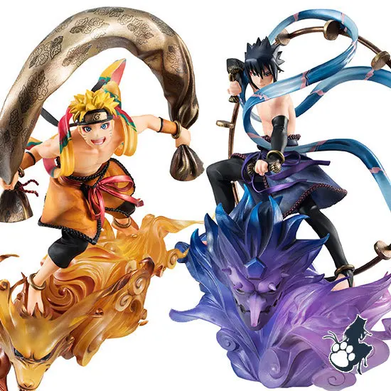 

Tobyfancy Anime Naruto Figure Aeolus Uzumaki Naruto & Thor Uchiha Sasuke PVC Action Figure Collection Model Toy
