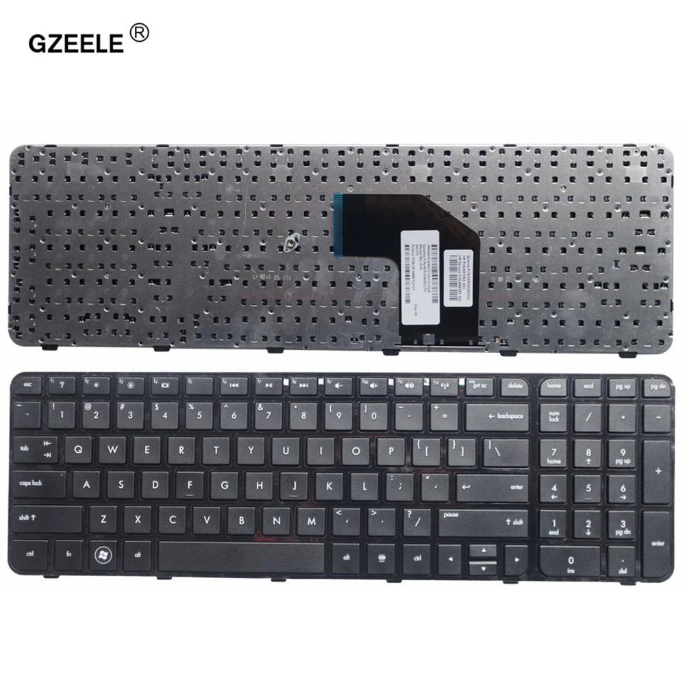 GZEELE английская клавиатура для hp для Pavilion G6-2100 G6-2163sr AER36701010 R36 US клавиатура для ноутбука черная с рамкой