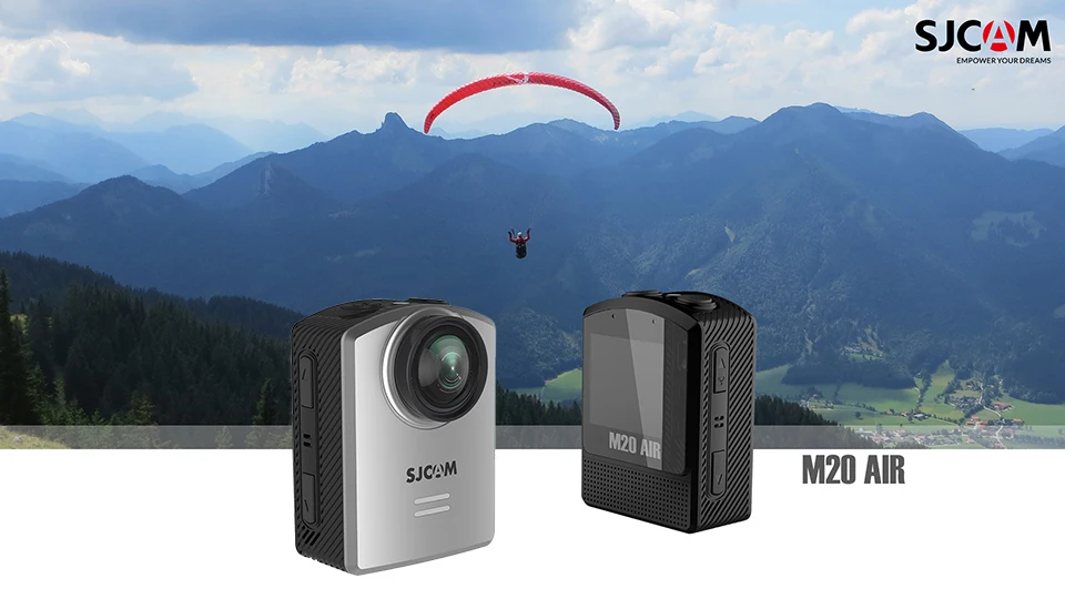  SJCAM M20 Air Action Camera Waterproof Sports DV 1080P NTK96658 12MP Mini Helmet Video Camera