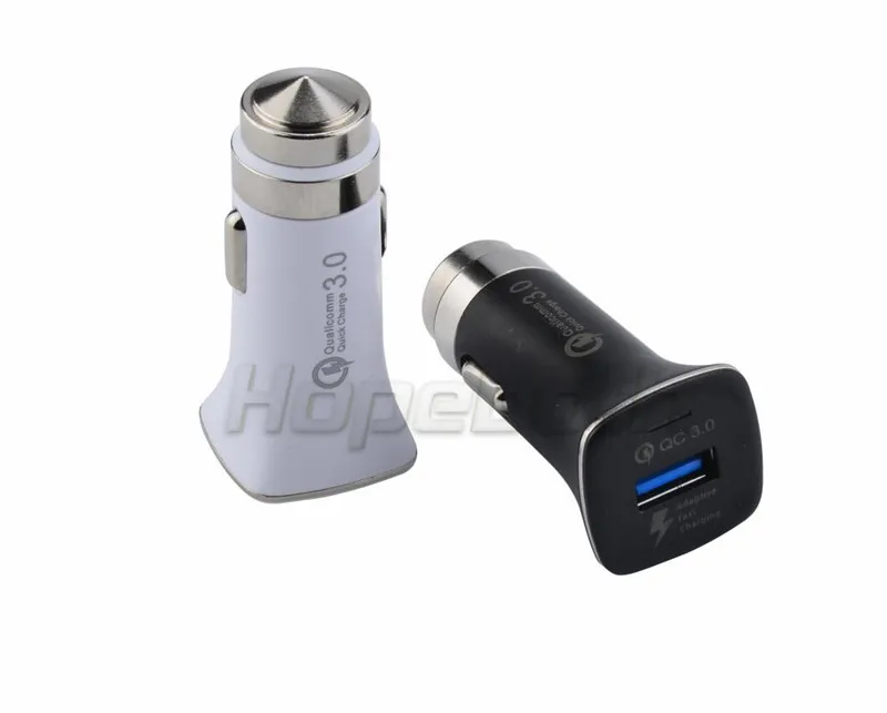 Hopeboth QC3.0 быстрое автомобильное зарядное устройство адаптер 5 V/3A USB быстрое автомобильное зарядное устройство 9 V/2A 12 V/1.5A быстрое автомобильное зарядное устройство