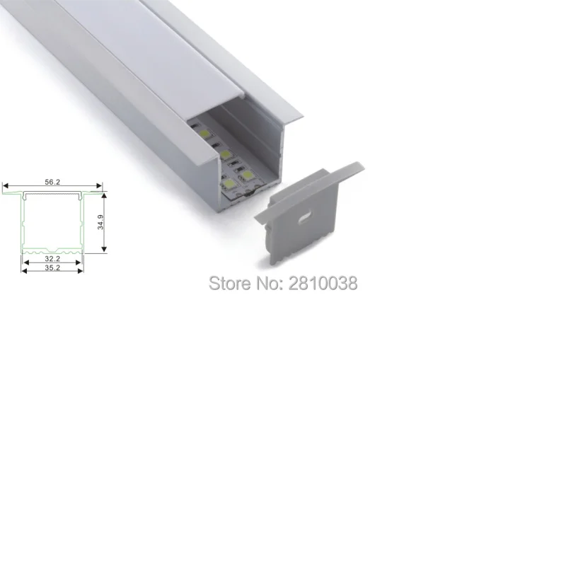 

10 X 1M Sets/Lot express Ali T type Anodized LED aluminiumprofile AL6063 led strip light housing for ceiling and wall lights