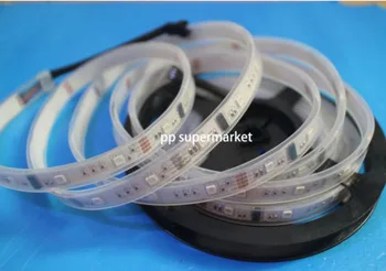 

5m 6803 IC 5050 digital RGB Strip,30LED/m 150LED Waterproof dream magic color 12V Led Strip,free shipping