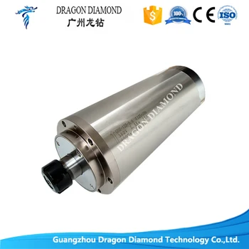 

5.5kw water cooled spindle Collet ER25 with diameter 125mm *298mm 380V for CNC router machine