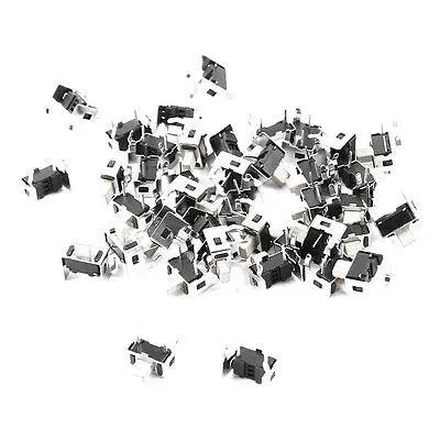 

40 Pcs 8x7x7mm 2 Pins Right Angle Momentary SPST DIP Tactile Push Button Switch
