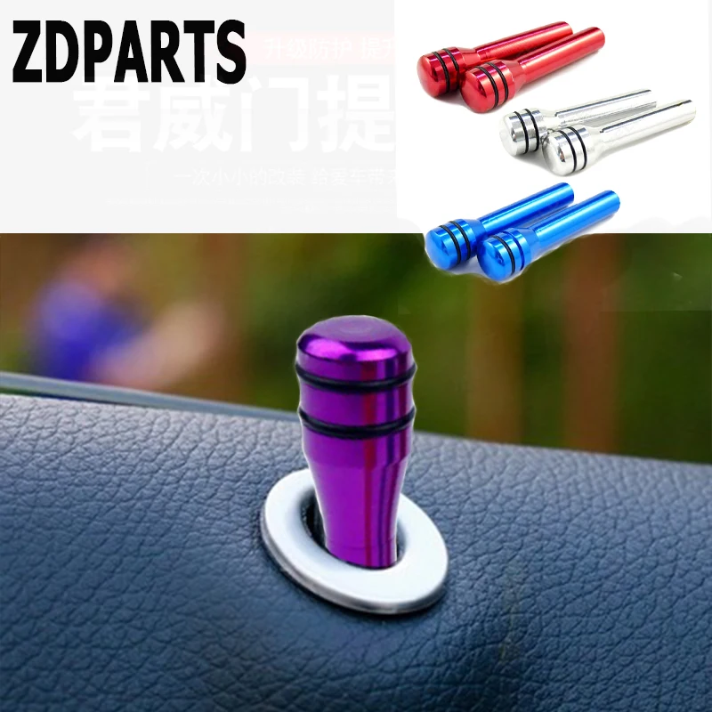 Zdparts 2 قطعة سيارات سيارة دبوس قفل الباب مقبض رفع يغطي ل volkswagen vw golf 4 5 7 6 mk4 هوندا سيفيك 2006-2011 accord 2003