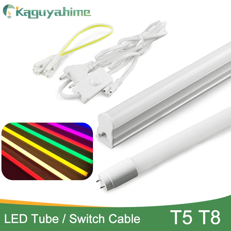 

Kaguyahime 360 Degrees Bright LED Tube T8 LED Light T5 220v 240v 60cm 10w 30cm 6w Integrated Driver Fluorescent Lamp T8 Tube LED