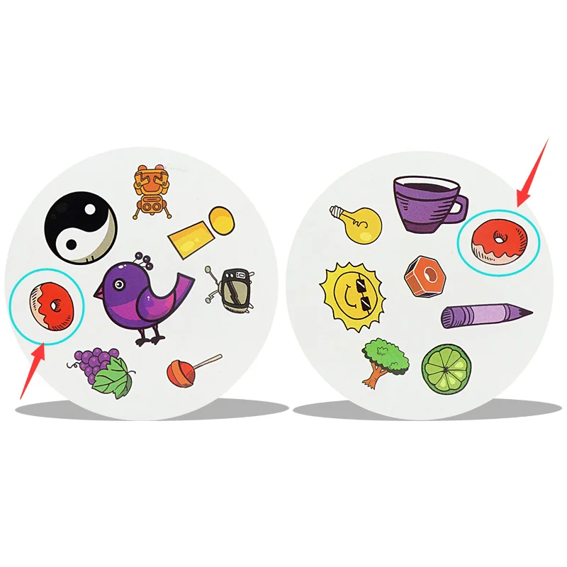 Spot It Dobble Find It Classical Card Game Board Games Focus On Training Family Party Paper Funny Toys for Kids