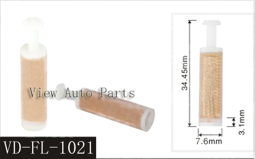 50 шт. топливный инжектор фильтр для бензина автозапчасти оптовая продажа Верхняя