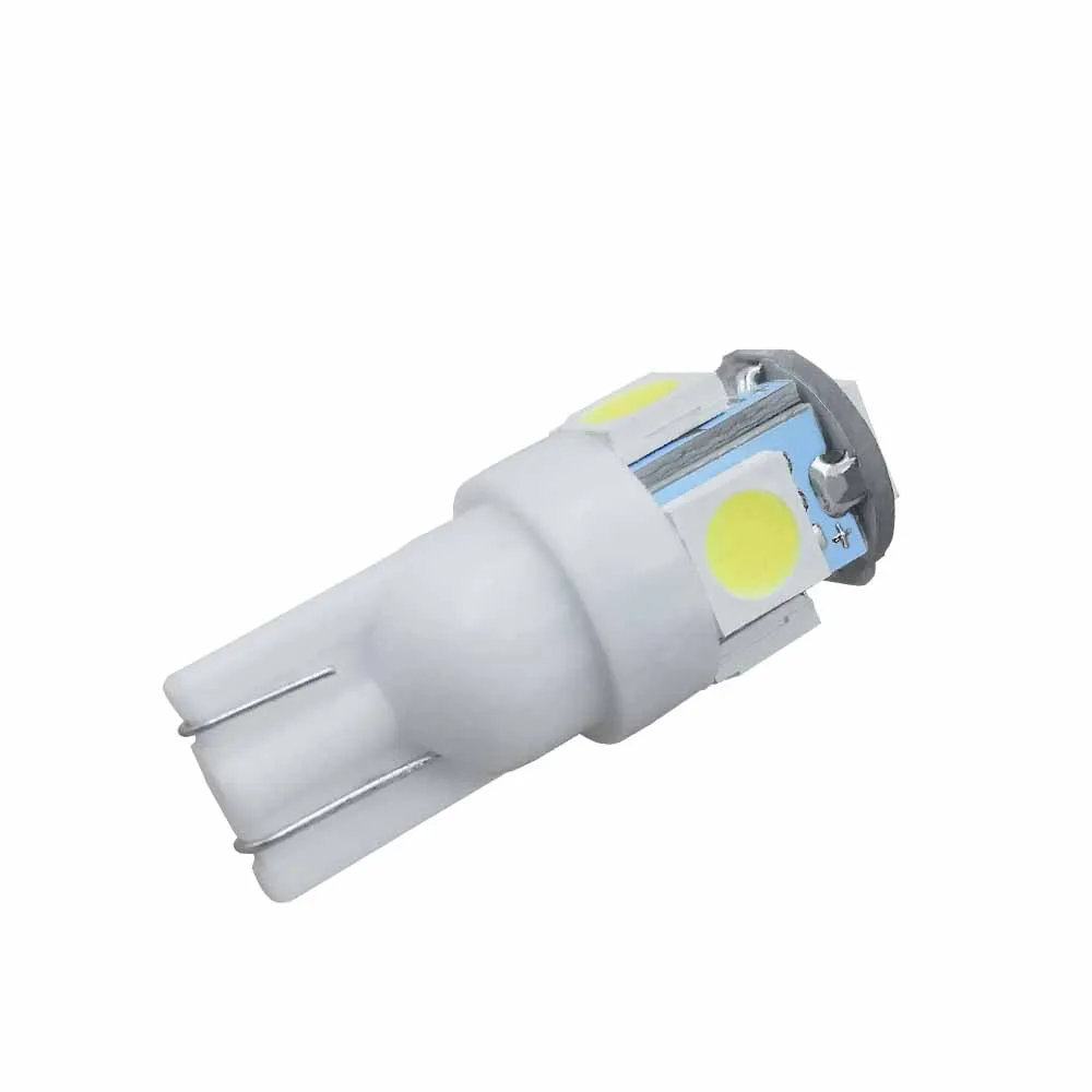10 шт. Автомобильные светодиодные лампы T10 13 SMD5 5050 W5W 194 168|Сигнальная лампа| |