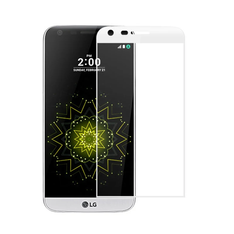 С уровнем твердости 9 H 3D закаленное Стекло для LG G5 с круглыми изогнутыми краями реальный эффект гвардии Защитное покрытие для экрана из закаленного стекла для LG G5 H840 F700S защитная пленка