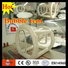 Прозрачная надувная круглая палатка для кемпинга для взрослых кровать, палатка 1,0 mmPVC+ 0,7 mmPVC брезент 5x3x3 м или 8x5x5 м