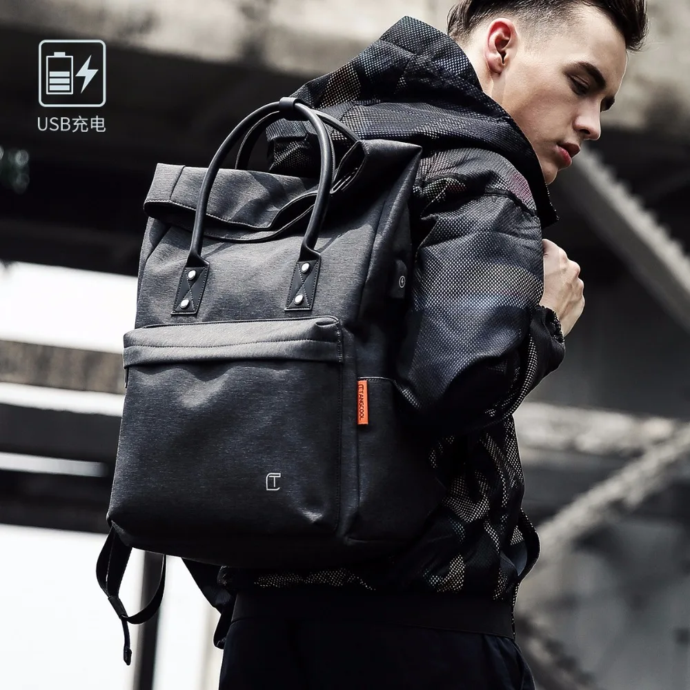 Les Avec De À Pour Pouces Portable 6 Hommes Usb Charge Marque Jours Scolaires Tangcool Port gray 15 Voyage Black Tous Sac Bagages D'affaires Dos Ordinateur Sacs Bandoulière TXOuwPkZi