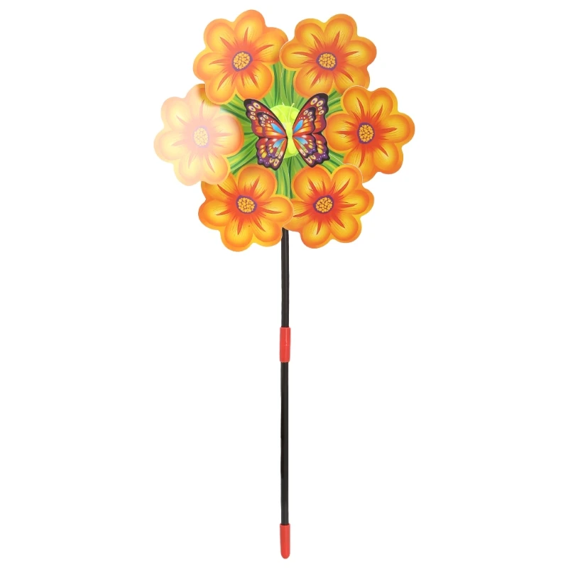 2019 новый красивый цветок мельница ветра счетчик флюгеры для дома, сада, двора украшения для детских игрушек WindmillRamadan фестиваль подарок