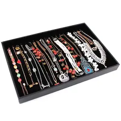 JAVRICK бархатные ожерелья подвеска ювелирные изделия Дисплей лоток держатель Чехол Коробка для хранения Новый