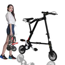 Абсолютно ультра светильник " /10" мини складной велосипед Портативный Открытый метро транспортных средств складной Bicicleta