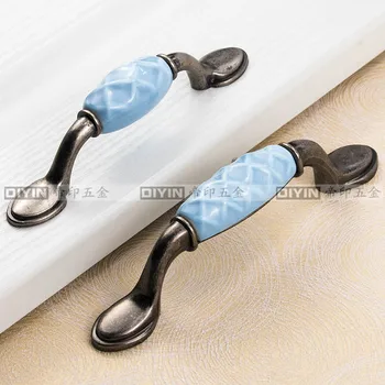 Shell Ceramic Handles and Pulls Cartoon Handle Cabinet Closet Drawer Handle and Knobs Furniture Kitchen Door Handle