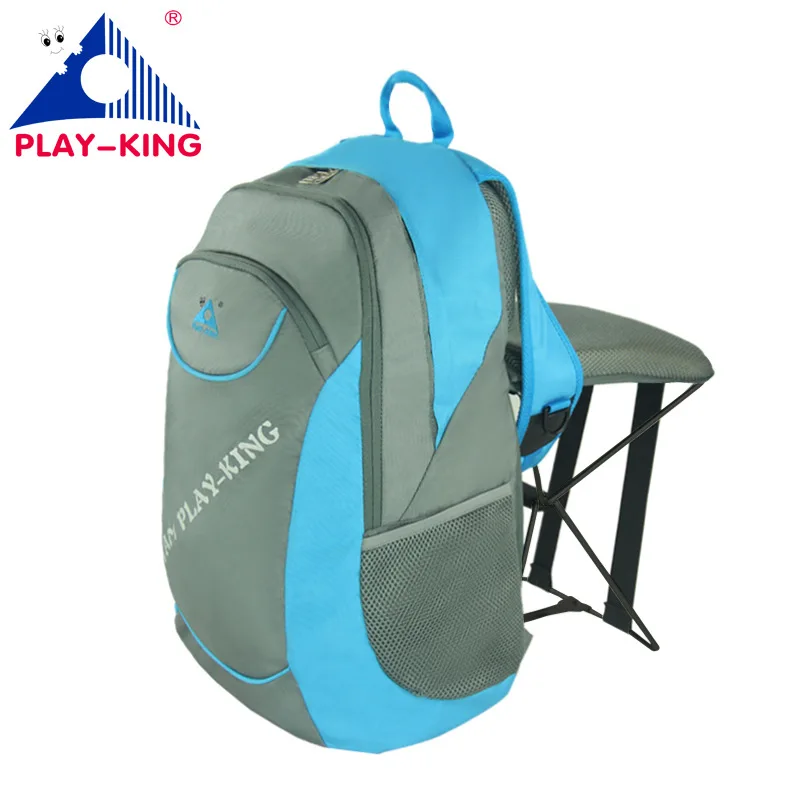 

PLAYKING Fishing Folding Steel Stool Backpack Multi-function Sport Bag Outdoor Travel Nylon Polyester Backpacks Woman C1313