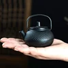 50ml Mini Iron Kettle Cast Iron Teapot Small Pot of Kung Fu Tea Sets Tea Pet Home Decoration Gifts ► Photo 1/3