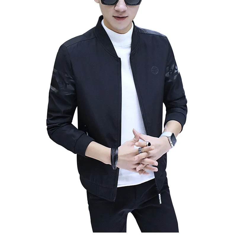 Korean version of the exclusive men's casual jacket jacket 2019 thin section new handsome Slim spring baseball uniform wholesale