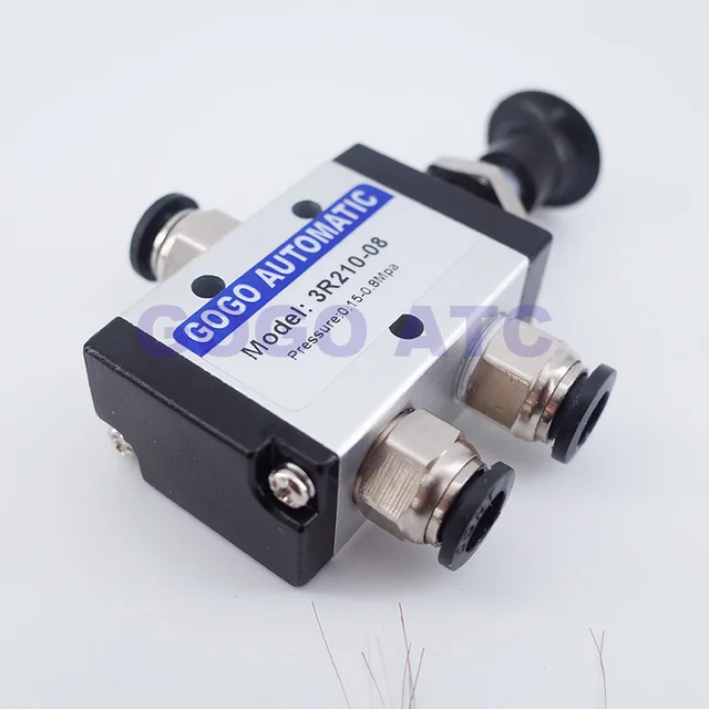 Valvola Manuale Pneumatica 4H210-08, 5 Vie 2 Posizioni, 1/4 PT, Con Raccordi E Silenziatore - Foto 4