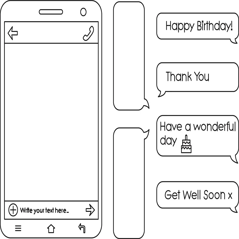

Phone shape transparent silicone clear stamps and dies set for DIY scrapbooking card photo decorative paper craft stamps and die