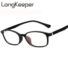 Longkeader, квадратные очки, TR90, ультралегкие очки, для мужчин и женщин, полная оправа, оправа, очки унисекс, новинка, хит, AM11732