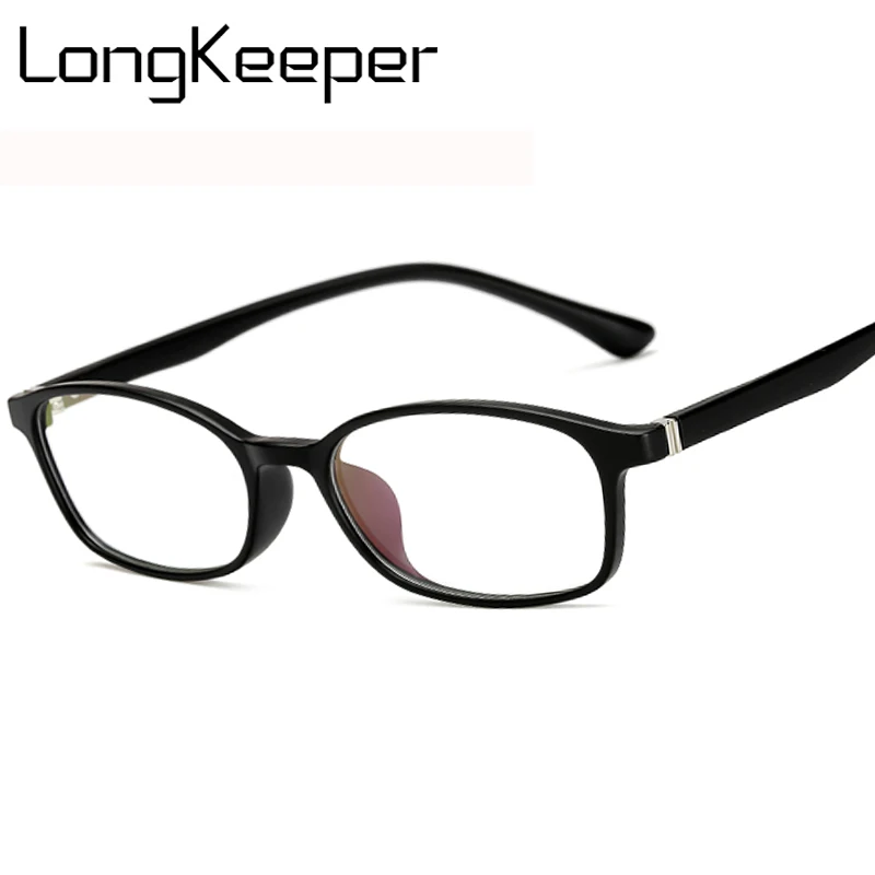 LongKeeper квадратные очки TR90 Ultralight очки мужские и женские полный кадр обода Eyewears унисекс Новинка; Лидер продаж 2018 AM11732