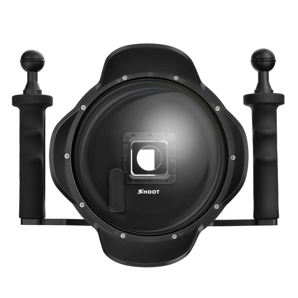 

Suptig 6 inch Dome Port For GoPro Hero 4 3+Black Silver Camera with Handheld Stabilizer and Waterproof Case for Go Pro Accessory