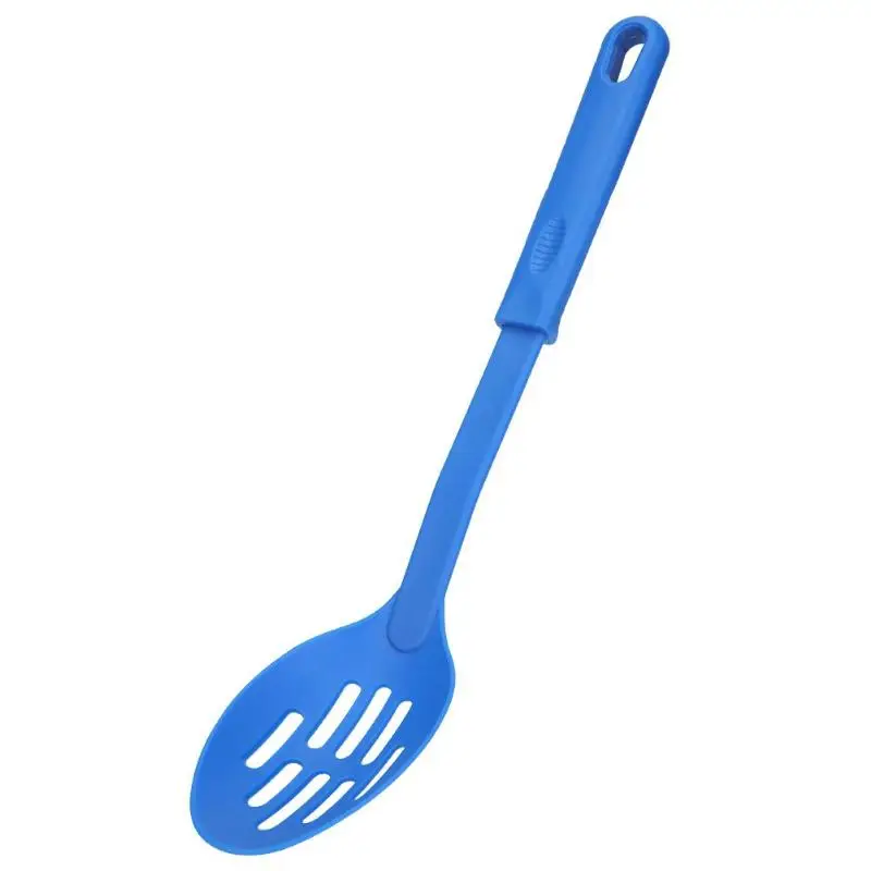 Силиконовая посуда антипригарная кухонная утварь с ручкой из нержавеющей стали - Цвет: Kitchen utensils F